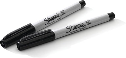 Sharpie 37665PP Permanent Markers, Ultra Fine, 5 Pack