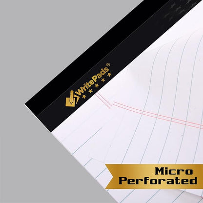 KAISA Legal Pads 8.5x11 Note Pads, Wide Ruled 8.5"x11" Writing Pads, 50 Sheets Perforated Notepads, 20lb Heavyweight Rigid Back Premium Legal Pads, White Paper Pads, 12Pad,