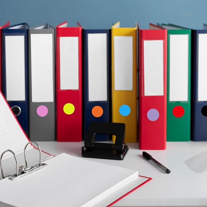 Dot Stickers,Pack of 2400 Round Color Coding Circle Dots Stickers Labels (3/4",Yellow)