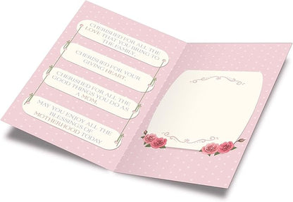 Prime Greetings Daughter In Law Mother's Day Card, Made in America, Eco-Friendly, Thick Card Stock with Premium Envelope 5in x 7.75in, Packaged in Protective Mailer