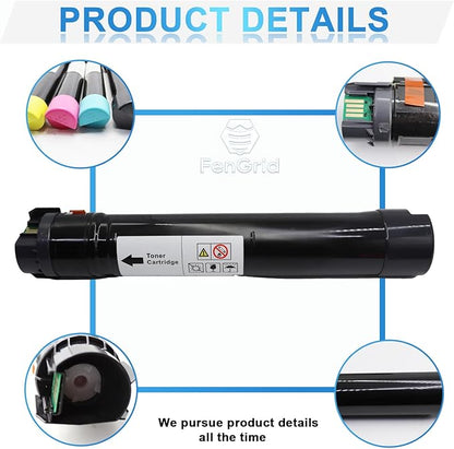 AltaLink C8030 Black Toner Cartridge 006R01697 Compatible with Xerox AltaLink C8030 C8035 C8045 C8055 C8070 ( Black, 26,000 Pages )