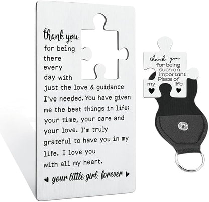 llxxeyopqdxz Thank You Dad Gifts from Daughter, Wallet Card Insertion, Dad Appreciation Gift, Christmas Gifts for Dad from Daughter, Happy Birthday Dad Gift Card, Thanksgiving Day Gift for Dad.