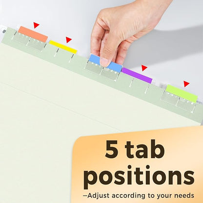 SUNEE Hanging File Folders Legal Size, 25 Pack File Folders 1/5-Cut Tabs, Morandi Colors, Stay Organized for Your Home and Office Bulk File and Documents