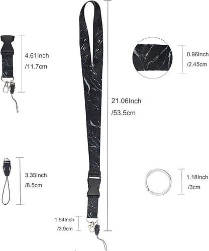 Yiflin Cute Neck Lanyard for Keys, Keychain, Wallet, ID Card Holder, with Quick Release Buckle