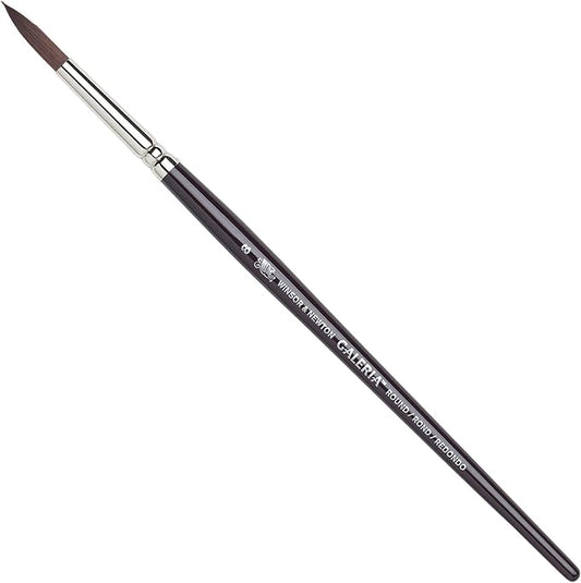 Winsor & Newton Galeria Round Short Handle Brush, Size 8