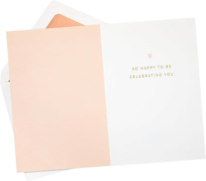 Hallmark Signature Bridal Shower Card (Showered with Love)