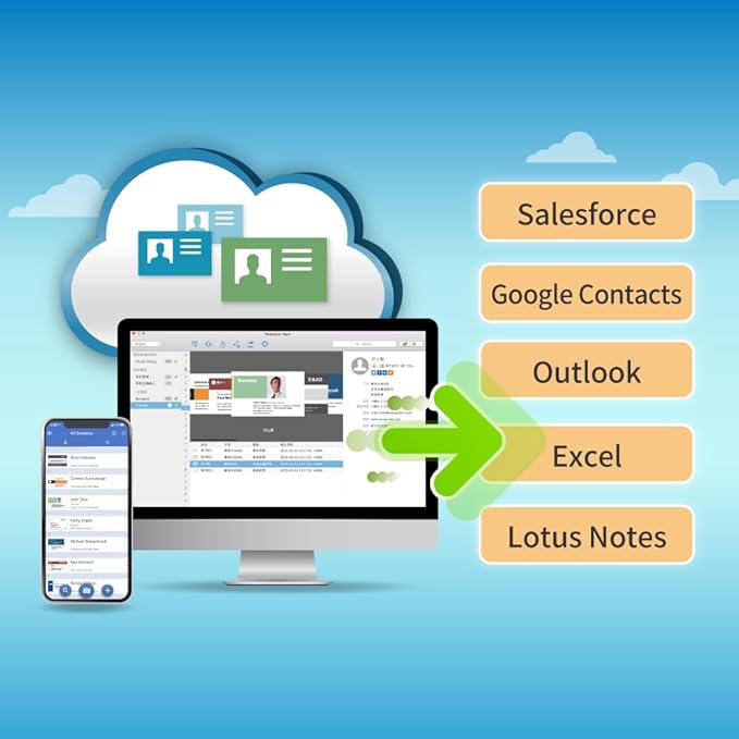 PenPower WorldCard Cloud (1-Year Subscription, 1 Users) - Save and Manage Your Contacts on The Cloud.