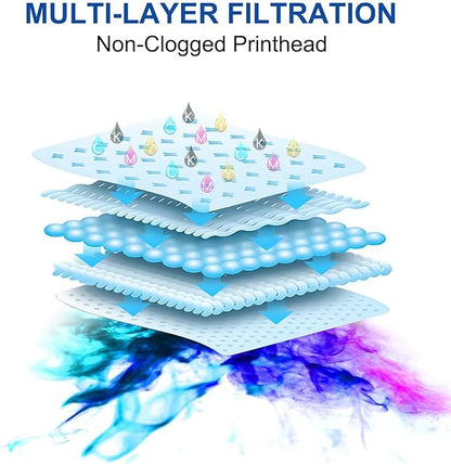 Black Regular Refilled Ink for T254 T252XL120-BCS T252XL220 T252XL320 T252XL420 Workforce WF-7710 WF-7720 WF-7210 WF-3630 WF-7620 WF-7610 WF-3640 WF-3620 Use for Refillable Cartridges or CISS