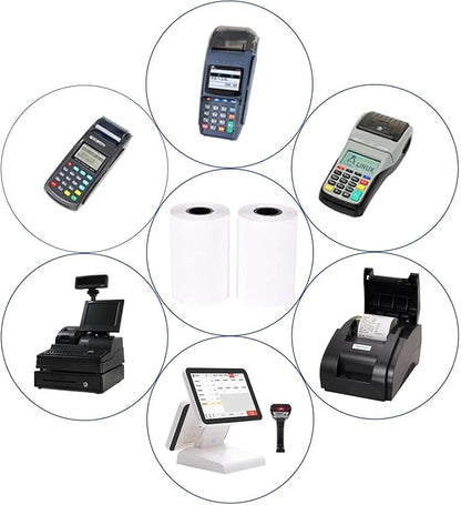 LabelMore Thermal Receipt Paper 3 1/8Inx 230', Credit Card Rolls Thermal, Cash Register Roll, Premium Pos Printer (10 Rolls), 3 1/8 x 230'（10 Rolls）