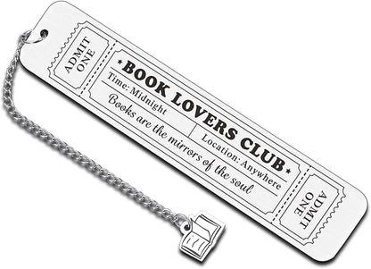 Bookmark Gifts for Book Lovers Women Graduation Gift for Best Friend Daughter Son Her Bookish Gift for Readers Reading BFF Coworkers Sister Birthday Christmas Gift for Adults Teen Girls Boys Book Club