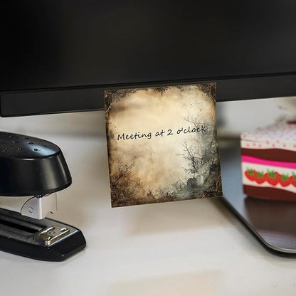 Post it Notes 3x3 Cute and Aesthetic Sticky Notes Planner Notepad - 450 Sheets - Desk Accessories for School, Office, and Home - Ideal Gifts for Teachers, Women, and Coworkers (Dark Rose)