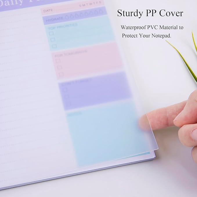 To Do List Notepad, 52 Sheets Undated Daily Planner 2024, 5.2"x7.8" To Do List Notebook, Do List Planner for Home School/Office Supplies