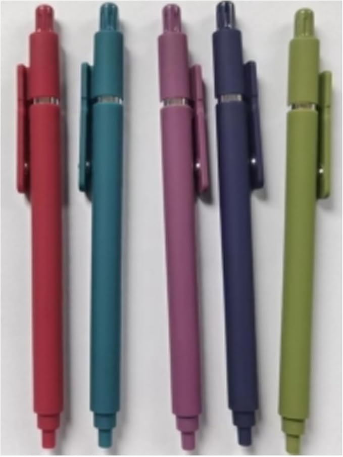 RIANCY Gel Pens, pens 5pcs 0.5mm Quick Dry black Ink Pens Fine Point Smooth Writing Pen High-End Series Pens Ballpoint for School Office Home Supplies, Gifts for Women and Men