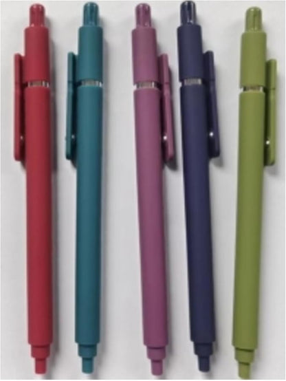 RIANCY Gel Pens, pens 5pcs 0.5mm Quick Dry black Ink Pens Fine Point Smooth Writing Pen High-End Series Pens Ballpoint for School Office Home Supplies, Gifts for Women and Men