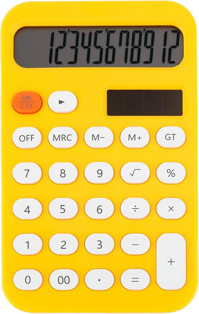 Basic Calculator Calculator Small Mini Calculator Calculator for School School Supplies 4 Function Calculator Cute School Supplies for Girls Simple Calculator Financial Calculator Solar Calculator