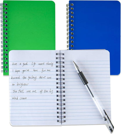 Spiral Notebook 4Pack Pocket Notebook 4.2"x 6.1" Pocket Notepad Small Notebook (4Pack Spiral Notebook)