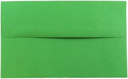 JAM PAPER A10 Colored Invitation Envelopes - 6 x 9 1/2 - Green Recycled - 100/Pack