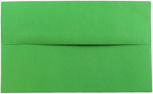 JAM PAPER A10 Colored Invitation Envelopes - 6 x 9 1/2 - Green Recycled - Bulk 500/Box