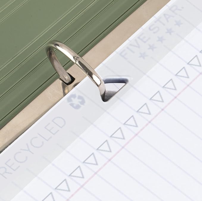 Five Star Loose Leaf Paper + Study App, Recycled Notebook Paper, College Ruled Paper, 8-1/2" x 11", 80 Sheets, Reinforced Filler Paper (170023)