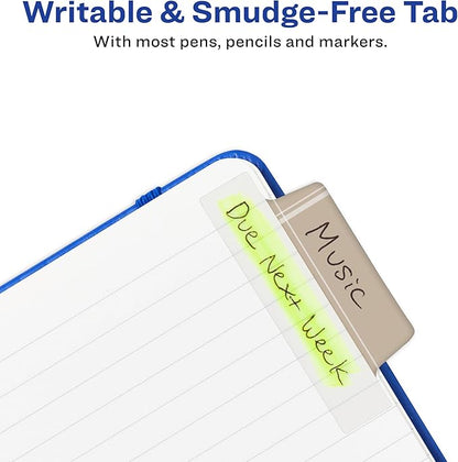 Avery Ultra Tabs Bundle, Student and School Subject Tabs, 2.5" x 1" Margin Tabs, 2-Side Printed, 48 Sticky Tabs (74903)