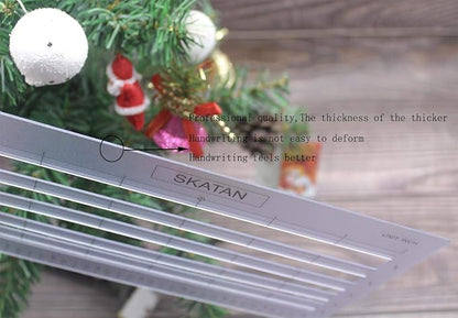 SKATAN Letter Writing and Envelope Addressing Guide, fits a Wide Range of Letter Paper and Envelopes