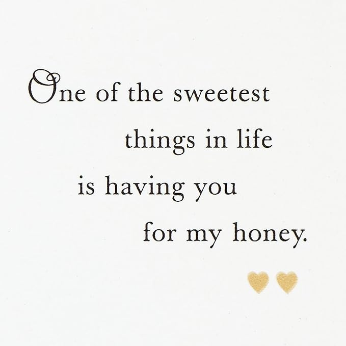 Hallmark Romantic Valentine's Day Card (Sweetest Things in Life) for Anniversary, Love, Romantic Birthday, Sweetest Day