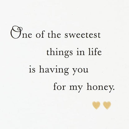 Hallmark Romantic Valentine's Day Card (Sweetest Things in Life) for Anniversary, Love, Romantic Birthday, Sweetest Day