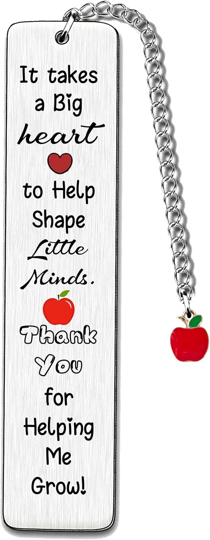 Bookmark Teachers Appreciate Gift Women Men Master Teachers Day Appreciate Gifts Bookmarks Personalized Birthday Present Graduation Thanks Christmas Keepsake It Takes A Big Heart to Shape Little Minds