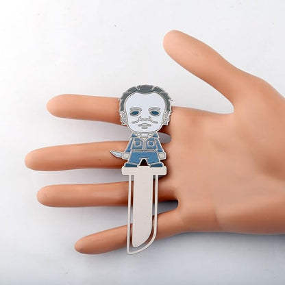 KEYCHIN Michael Killer Bookmark Myers Movie Fans Gift Michael Killing It Movie Book Clip Michael Merchandise Michael Killer Page Clip (Michael Bookmark)