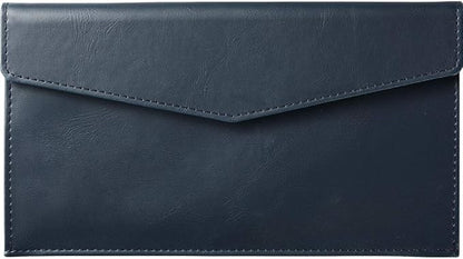 Kingjim 1994LU Nei Document Case, Envelope Size, Synthetic Leather, Leather, U, Navy