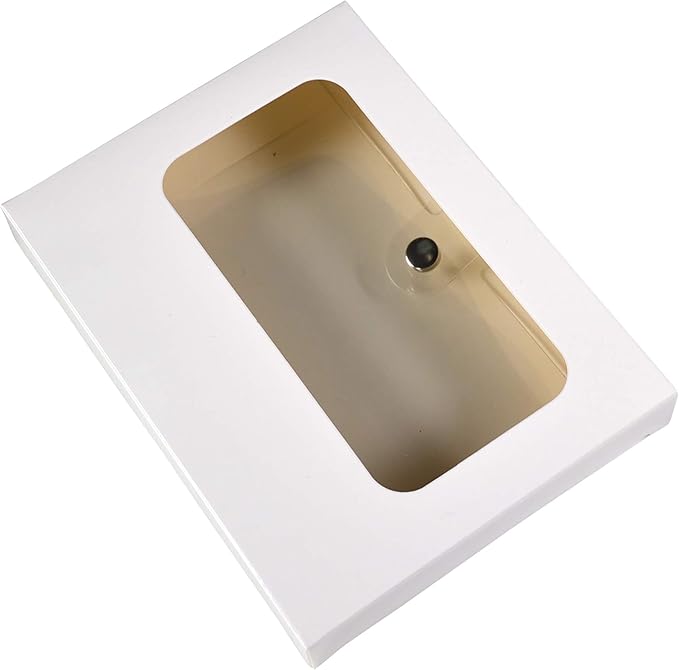 Ancicraft A6 Binder 6 Ring Cover Clean Transparent Soft PVC for Refillable Notebook Shell with Snap Closure and 1 Ruler 4.9x7.7inch