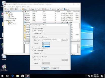 CimFAX T5 Fax Server Two-Port Fax2email Remote login All-in-one Fax System 200 Users Send/Receive Fax from PC/Phone/Mac V.34 High Speed Fax Modem (8GB)