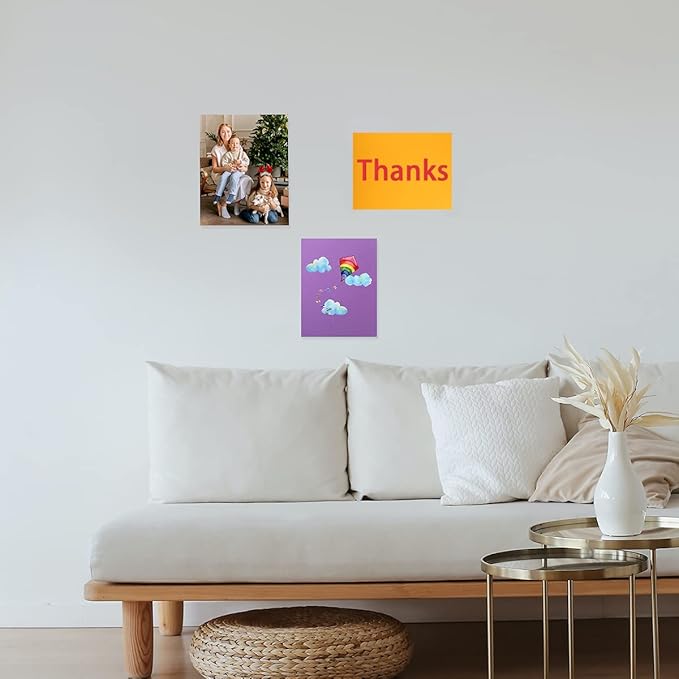 20 Sheets Colored Thick Paper Cardstock Blank for DIY Crafts Cards Making, Invitations, Scrapbook Supplies (Purple, 8.5 x 11 inches)