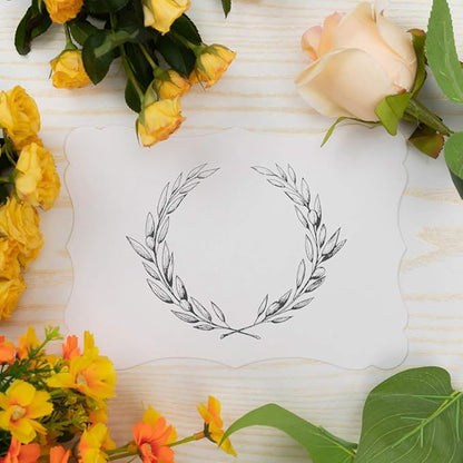 50 Pack Blank Kraft Cards Cardstock Thick Paper Brown Greeting Cards for DIY Gift Card Menus, Baby Shower and Wedding Invitations (White, 4x6IN)