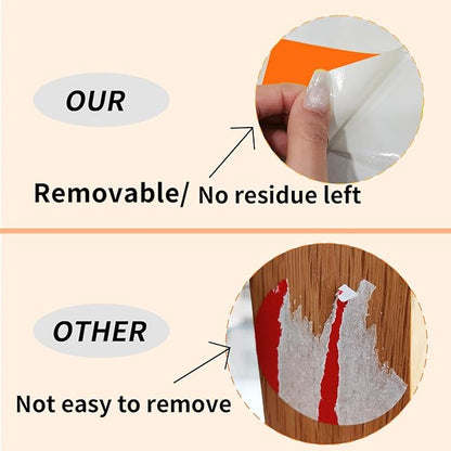 Colored Labels Stickers 2 X 3 Inch, Removable Rectangular Moving Labels, Large Color Coding Labels Moving Stickers- 250 Labels/Orange