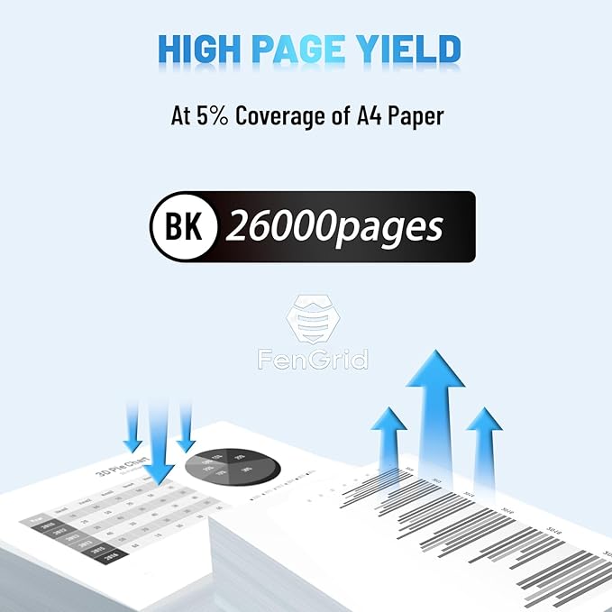AltaLink C8030 Black Toner Cartridge 006R01697 Compatible with Xerox AltaLink C8030 C8035 C8045 C8055 C8070 ( Black, 26,000 Pages )