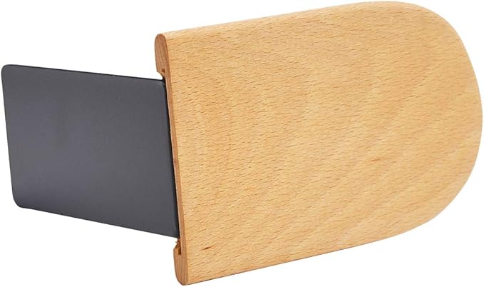 Pandapark Wood Bookends,Non-Skid Bookend for Shelves,Heavy Duty Bookends,Book Stand for Books/CDs,1 Pair