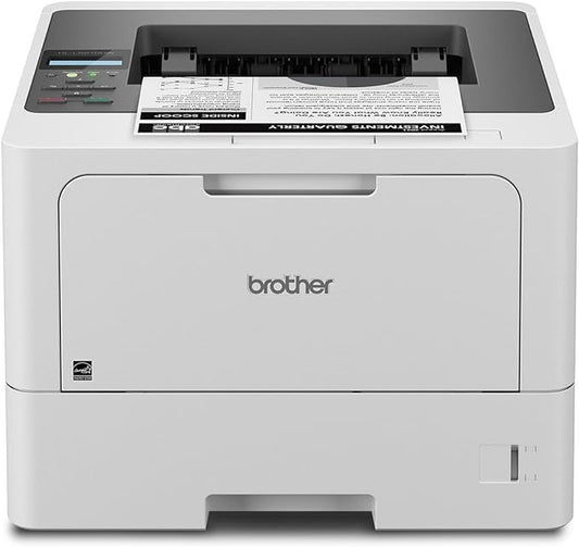Brother HL-L5210DW Business Monochrome Laser Printer with Duplex Printing, Versatile Paper Handling, Wireless and Gigabit Ethernet Networking, and Mobile Printing (Renewed Premium)