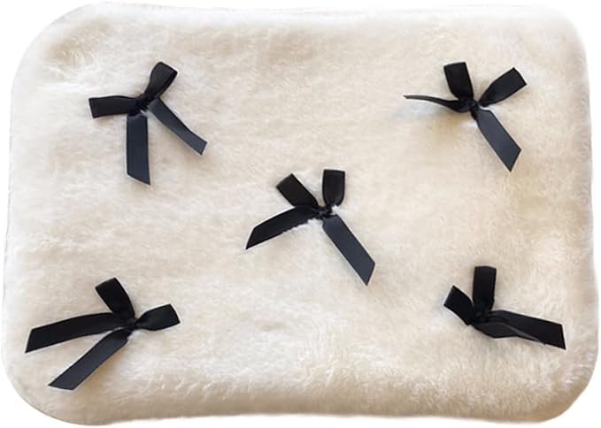 9-11 Inch Tablet Sleeve Case for iPad Pro 11 Air 4 10.2 Tab Protective Bag Cute Bowknot Quilted Puffy Laptop Pouch Carrying Case