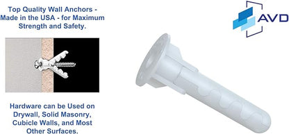 Audio-Visual Direct Magnetic White Calendar Glass Dry-Erase Board Set - 4' x 3' - Includes Magnets, Hardware & Marker Tray