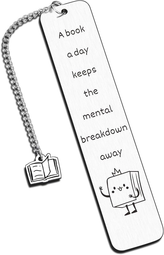 Book Marks Reading Women, Gifts for Book Lovers, Funny Bookmarks for Book Lovers Bookish Bookworm, Book Marks for Women Men Friends Daughter Son Graduation Christmas Birthday Gifts for Women Girls