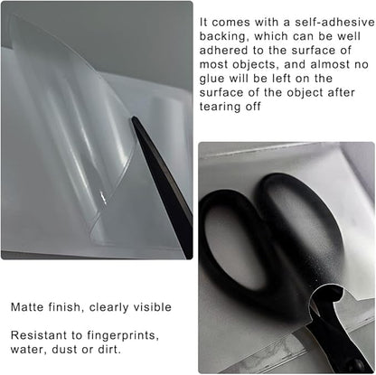 60 Pack 3 X 5 Inches Adhesive Index Card Pockets, Clear Self Adhesive Label Pockets Label Holders Card Holder Shelf Label Holder for Organizing, Storage Bins (3.7 x 5.3 inches)