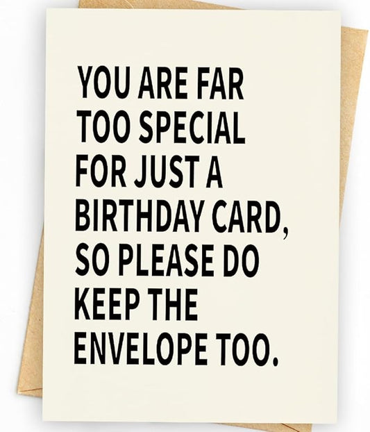 Birthday Cards for Men | Funny Birthday Card for Men, and Women | Unique Birthday Decorations | Happy Birthday Card