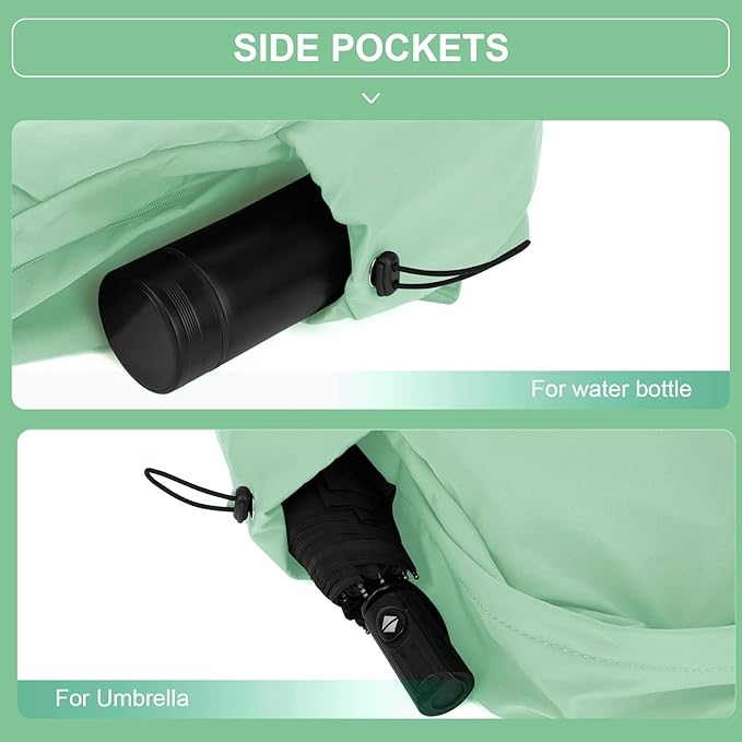 YGR Laptop Backpack for Women and Men, Waterproof Lightweight Travel Daily Rucksack Casual 15.6 inches Computer Bags for College, Green