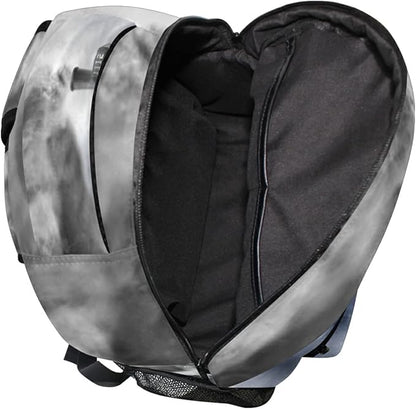 AUUXVA Vintage Locomotive Train School Backpack for Girls Boys Kids Laptop Backpack Travel Camping Daypack