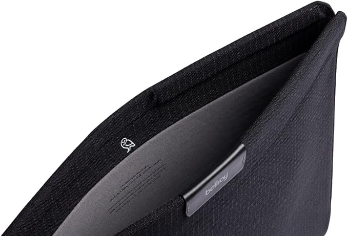 Bellroy Laptop Sleeve (Fits 14 Inch Laptop or MacBook, Slim Protective Case with Magnetic Closure) - Black