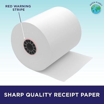 Thermal Paper for Toast POS (Toast TP200 Thermal Printer) by Paper Planet | Credit Card Machine Receipt Paper for Toast TP200 Terminal Printer | 80 Rolls
