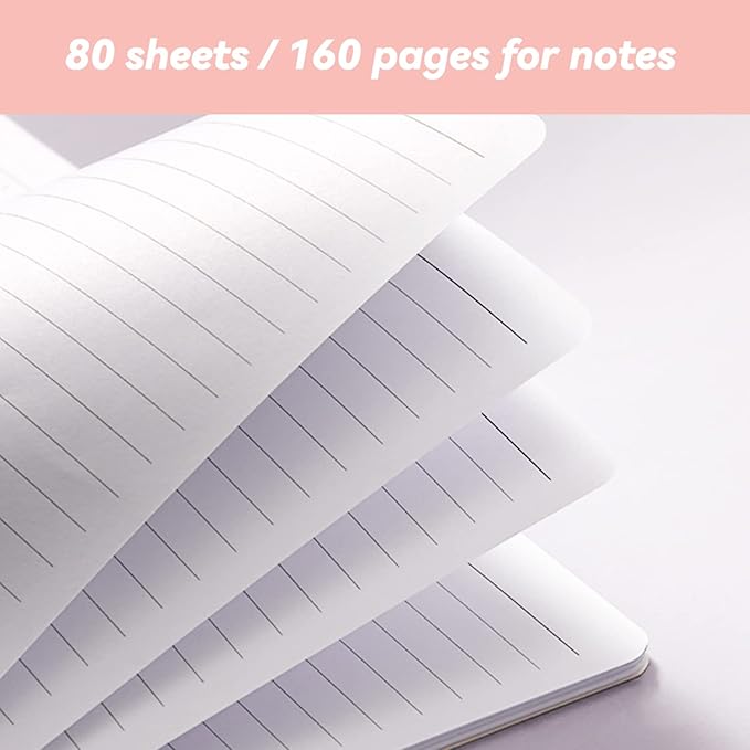 Ymomode Spiral Notebook - Lined Journal Notebooks, 8.3'' x 6'', Classic Notebook with Thick Paper