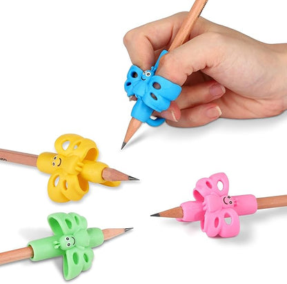 8 Packs Pencil Grips - Koabbit Pencil Grips for Kids Handwriting for Toddlers & Preschoolers, Pencil Holder Grip Posture Correction Training Writing Aid.