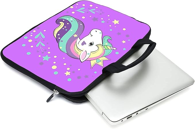 11.6 12 12.1 Inch Laptop Carrying Bag Protective Chromebook Case Pouch Netbook Notebook Ultrabook Bag Tablet Sleeve Cover Travel Briefcase with Handle for Men Women (Horse)